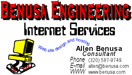Benusa Engineering  -  Internet Services